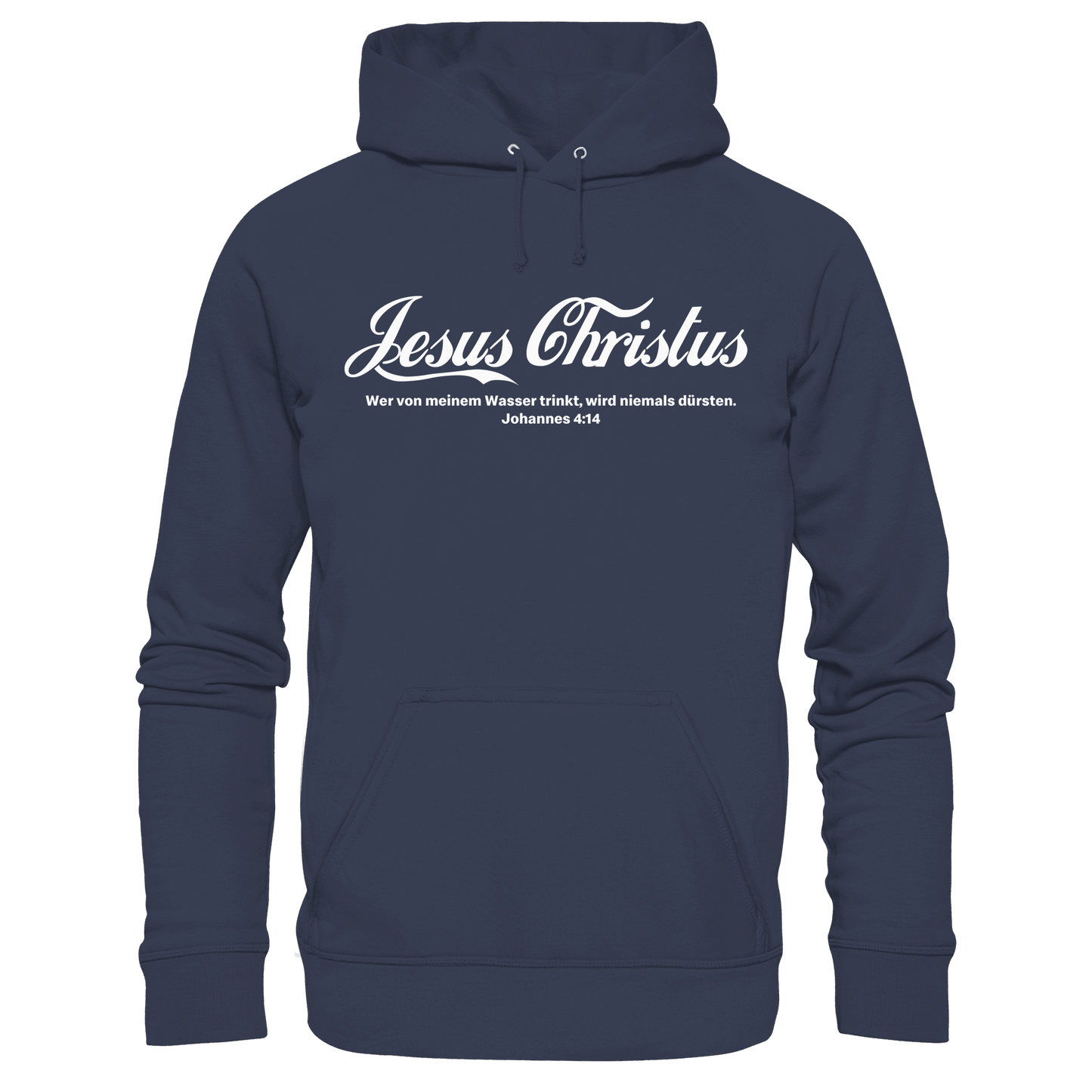 Jesus Christus – Johannes 4,14 | Christliches Statement Design „Lebendiges Wasser“ - Kids Premium Hoodie