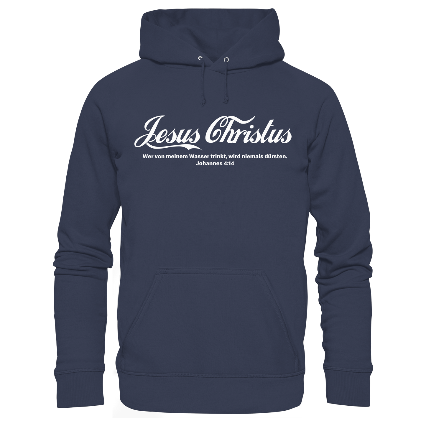 Jesus Christus – Johannes 4,14 | Christliches Statement Design „Lebendiges Wasser“ - Kids Premium Hoodie