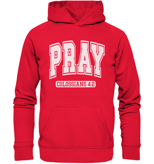 Pray – Colossians 4:2 - Kids Premium Hoodie