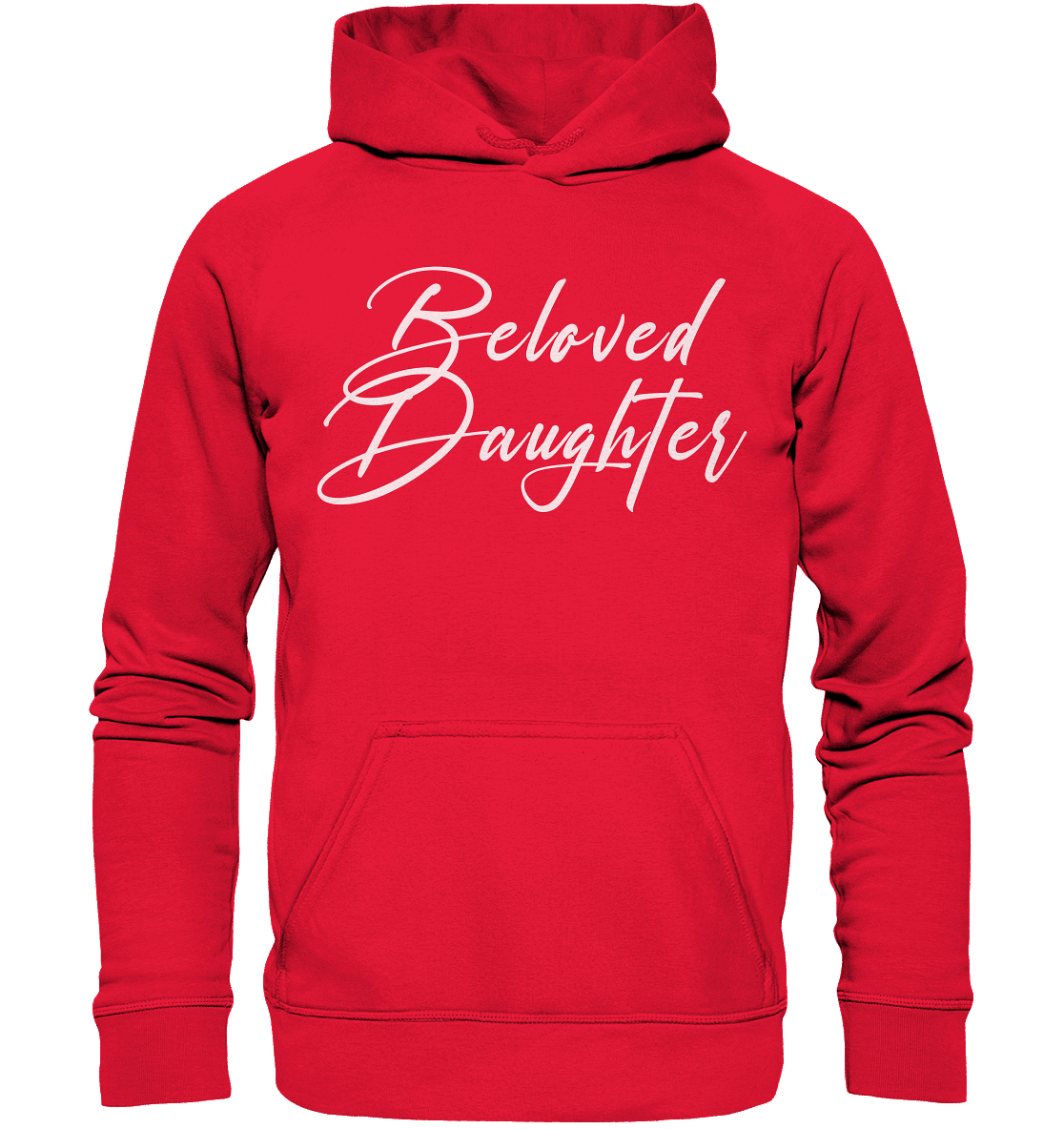 Beloved Daughter – Geliebte Tochter Gottes - Kids Premium Hoodie - GfoitMa - Rot / 116