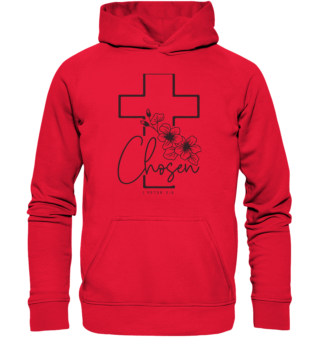 Chosen - 1. Petrus 2:9 - Kids Premium Hoodie - GfoitMa - Rot / 116