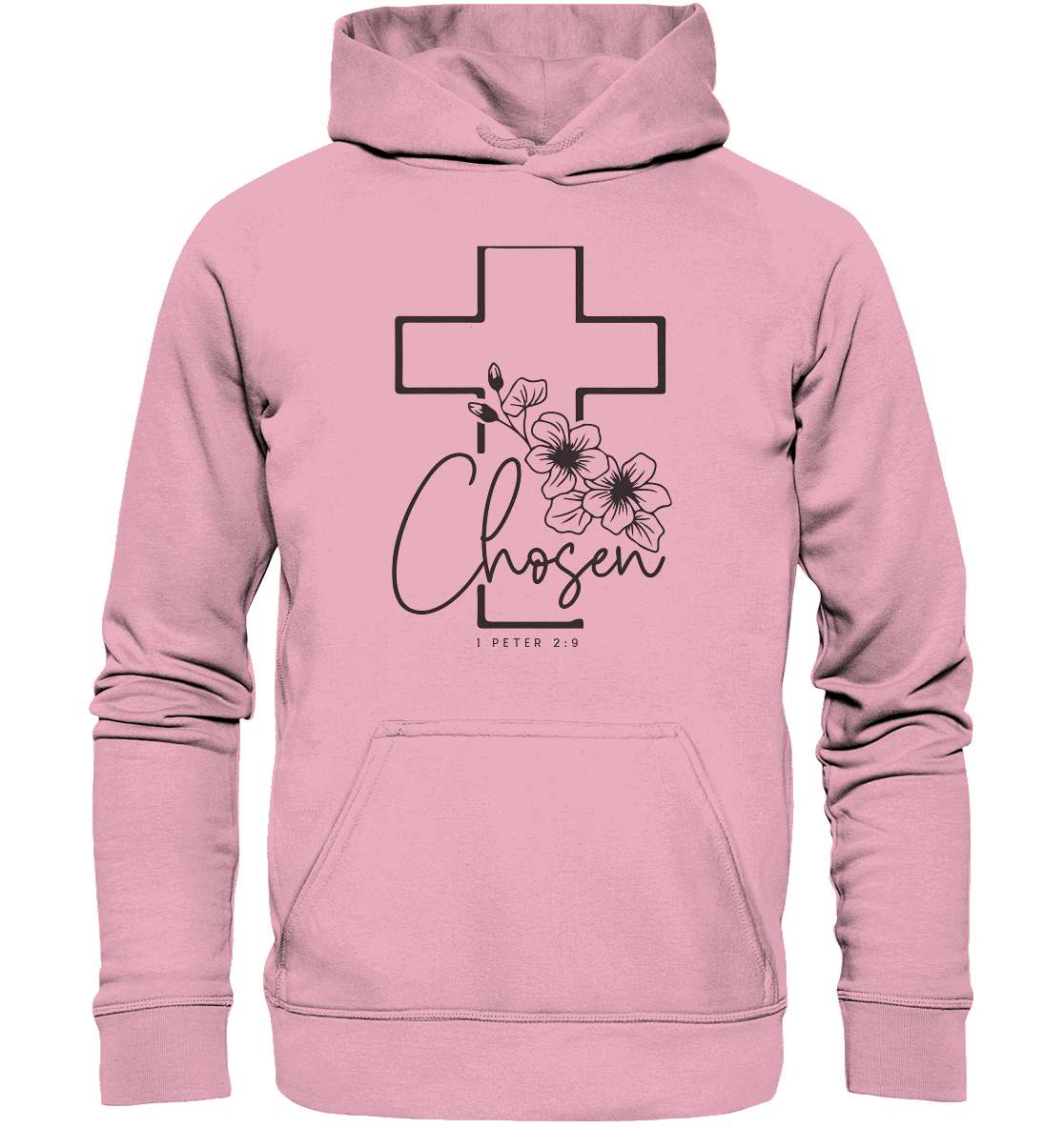 Chosen - 1. Petrus 2:9 - Kids Premium Hoodie - GfoitMa - Light Pink / 116