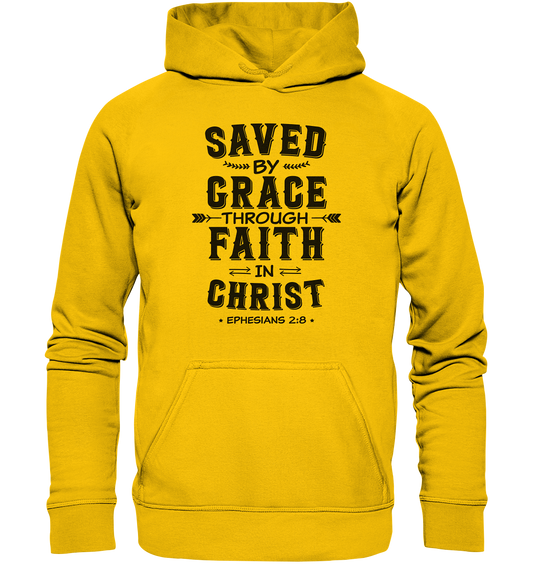 Saved by Grace through Faith in Christ - Kids Premium Hoodie - GfoitMa