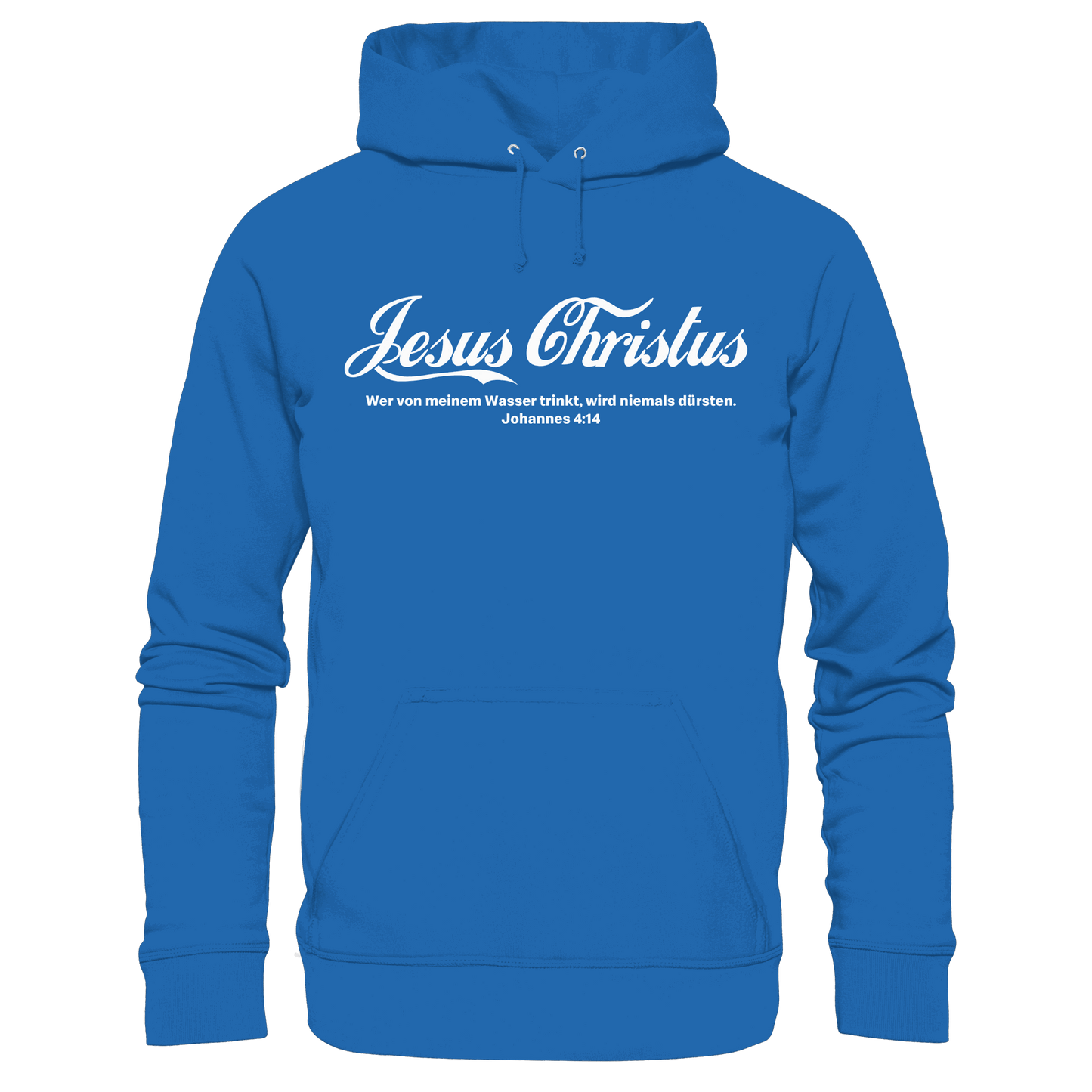 Jesus Christus – Johannes 4,14 | Christliches Statement Design „Lebendiges Wasser“ - Kids Premium Hoodie