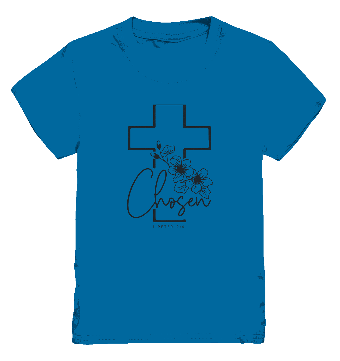 Chosen - 1. Petrus 2:9 - Kids Premium Shirt - GfoitMa - Royal Blue / 98/104 (3-4)