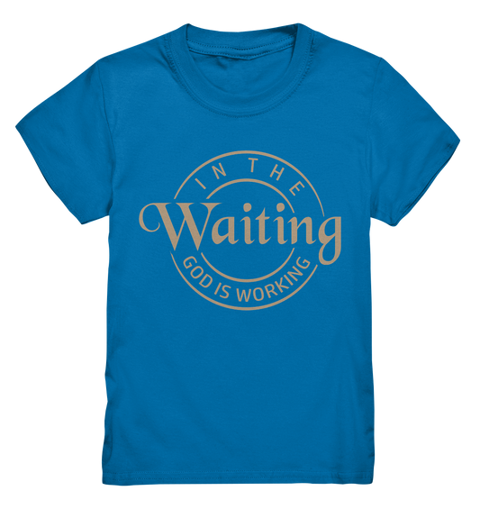 Im Warten wirkt Gott - Kids Premium Shirt - GfoitMa - Royal Blue / 98/104 (3-4)
