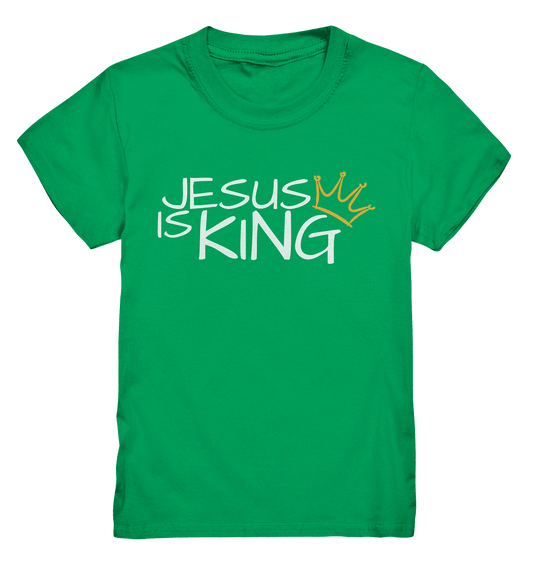 Jesus is King – Eine kraftvolle Botschaft des Glaubens | Christliche Kleidung - Kids Premium Shirt