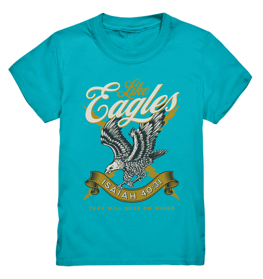 Sie werden fliegen wie Adler – Jesaja 40:31 - Kids Premium Shirt