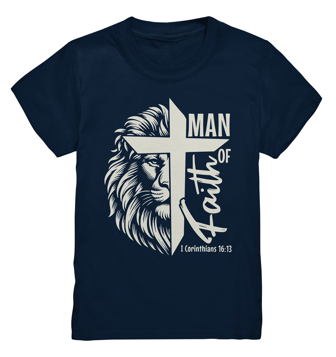 Man of Faith – 1 Corinthians 16:13 - Kids Premium Shirt