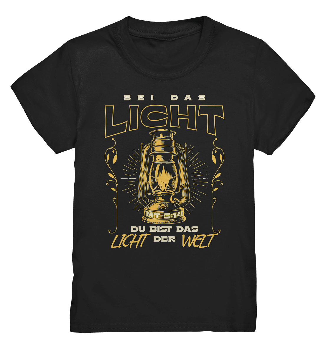 Sei das Licht – Du bist das Licht der Welt | Christliche Kleidung - Kids Premium Shirt