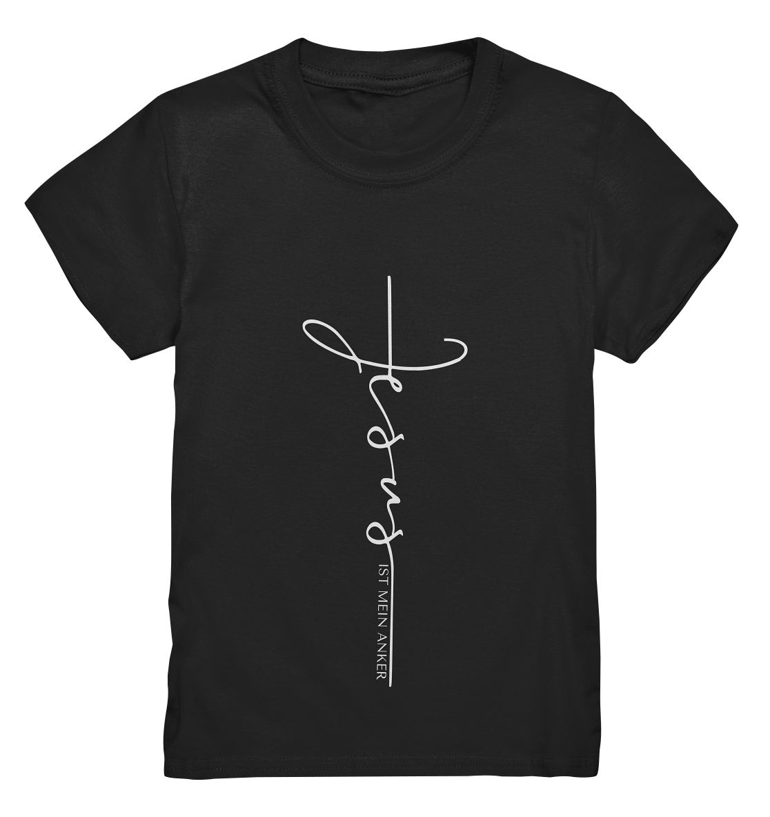 Jesus ist mein Anker - Kids Premium Shirt - GfoitMa - Black / 98/104 (3-4)