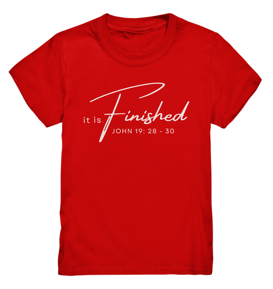 Es ist vollbracht: Inspiriert von Johannes 19 - Kids Premium Shirt
