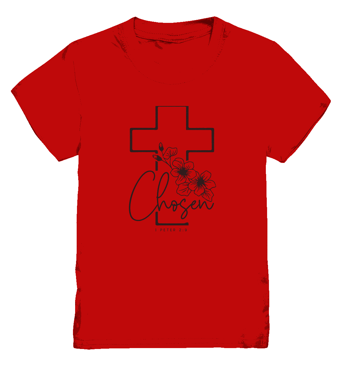 Chosen - 1. Petrus 2:9 - Kids Premium Shirt - GfoitMa - Red / 98/104 (3-4)