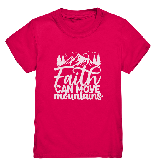 Glaube, der Berge versetzen kann - Matthäus 17:20 - Kids Premium Shirt