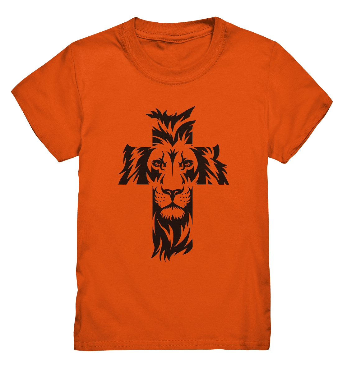 Der Löwe im Kreuz – Mut und Gnade vereint | Christliche Kleidung - Kids Premium Shirt