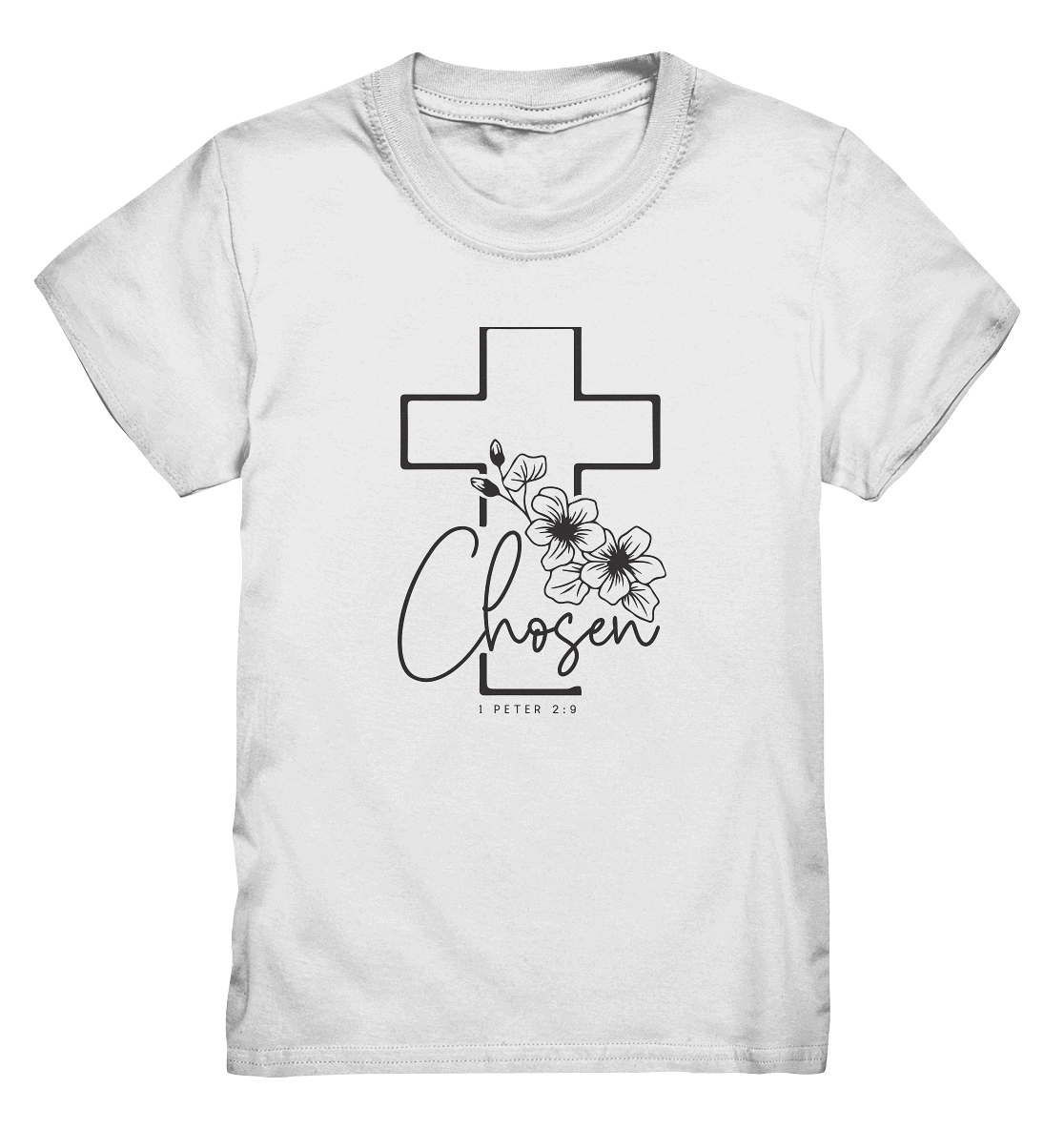 Chosen - 1. Petrus 2:9 - Kids Premium Shirt - GfoitMa - White / 98/104 (3-4)