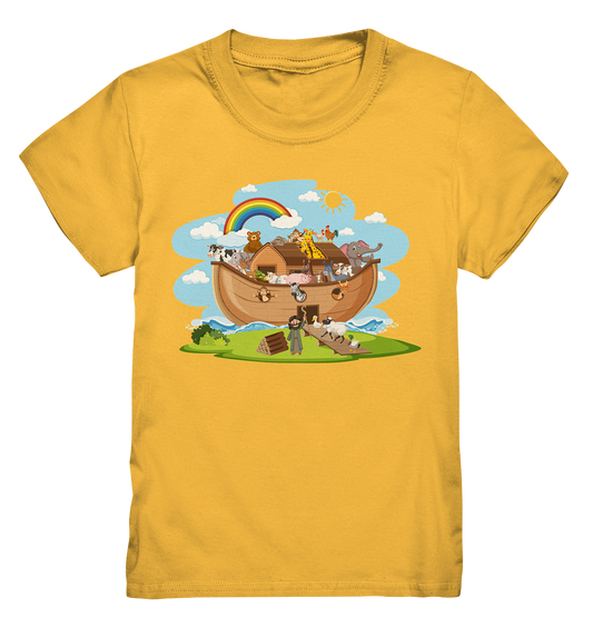 Noah's Arche - Kids Premium Shirt - GfoitMa - Gold / 98/104 (3-4)
