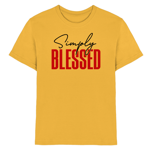 Simply Blessed | Christliches Design mit klarer Botschaft - Kids Premium Shirt
