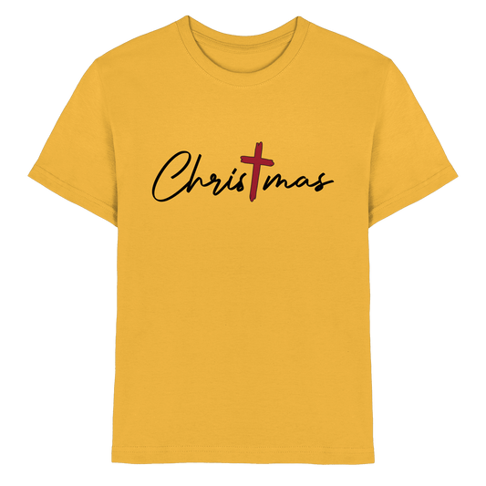 Christmas – das Kreuz im Mittelpunkt von Weihnachten | Christliches Design - Kids Premium Shirt