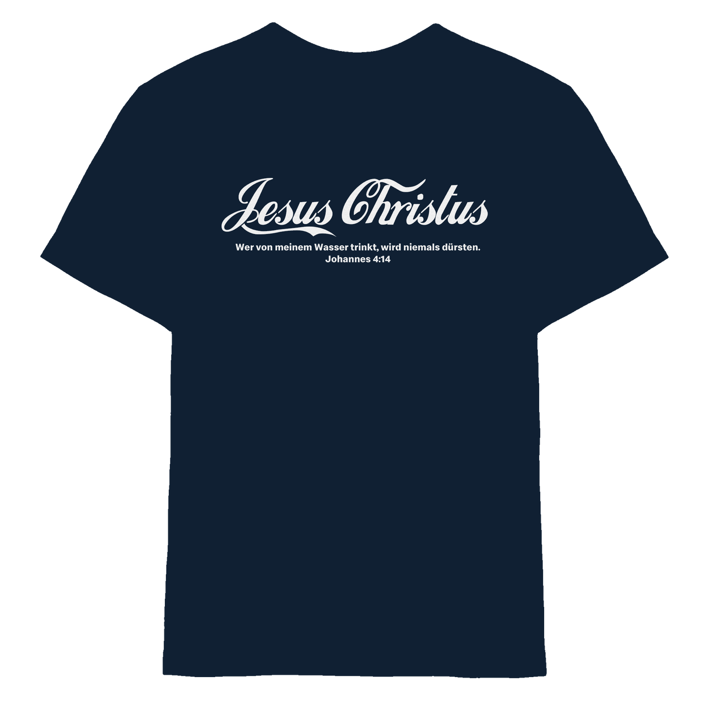 Jesus Christus – Johannes 4,14 | Christliches Statement Design „Lebendiges Wasser“ - Kids Premium Shirt