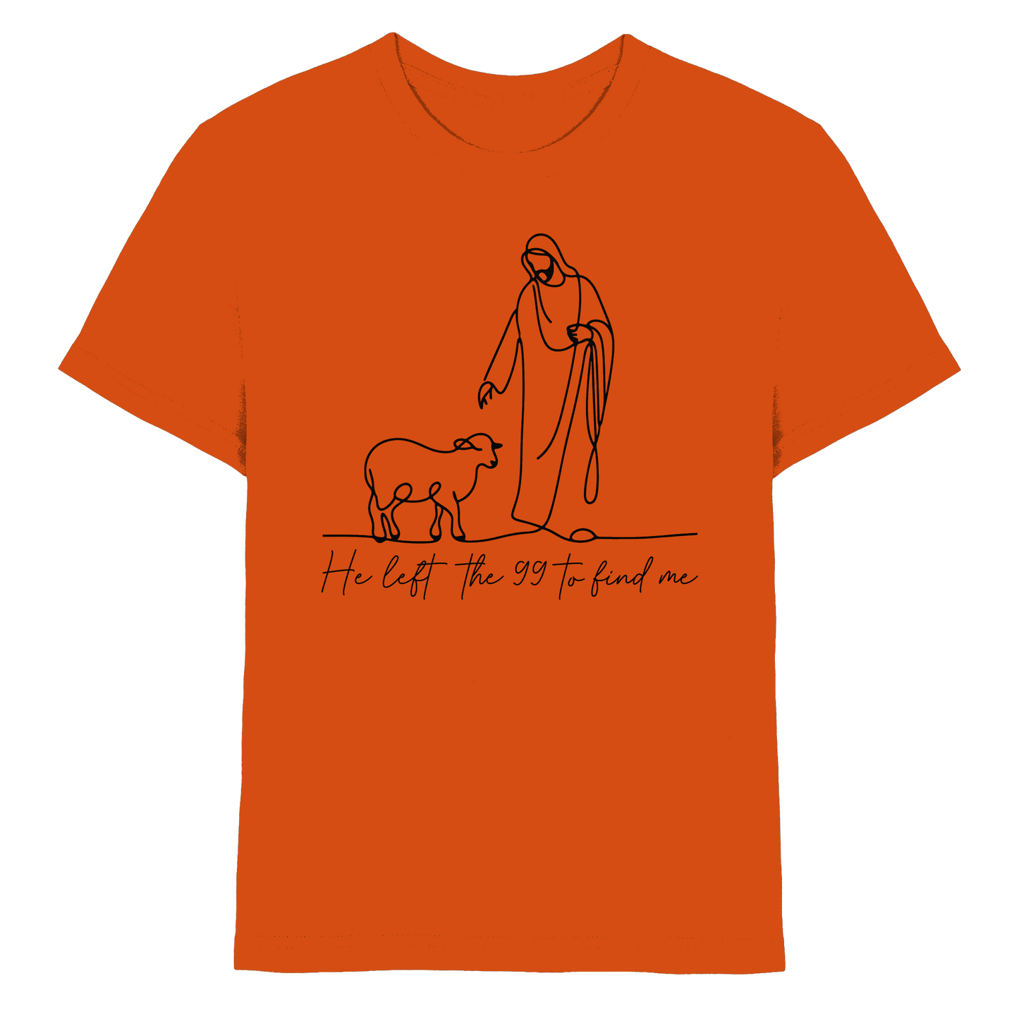 He Left the 99 to Find Me – Kraftvolle Botschaft in minimalistischem Design | Christliche Kleidung - Kids Premium Shirt