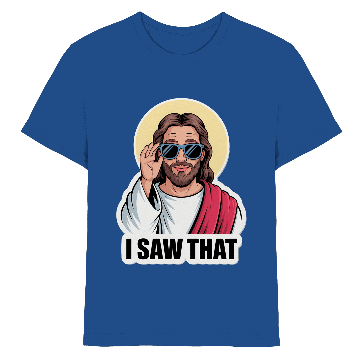 I Saw That – Jesus mit Sonnenbrille | Christliche Produkte - Kids Premium Shirt
