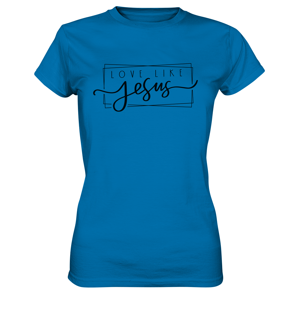 Love Like Jesus - Ladies Premium Shirt - GfoitMa - Royal Blue / XS