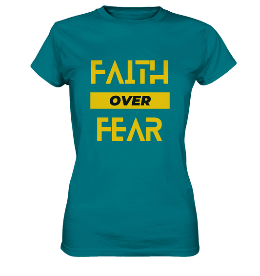 Glaube über Angst - Ladies Premium Shirt