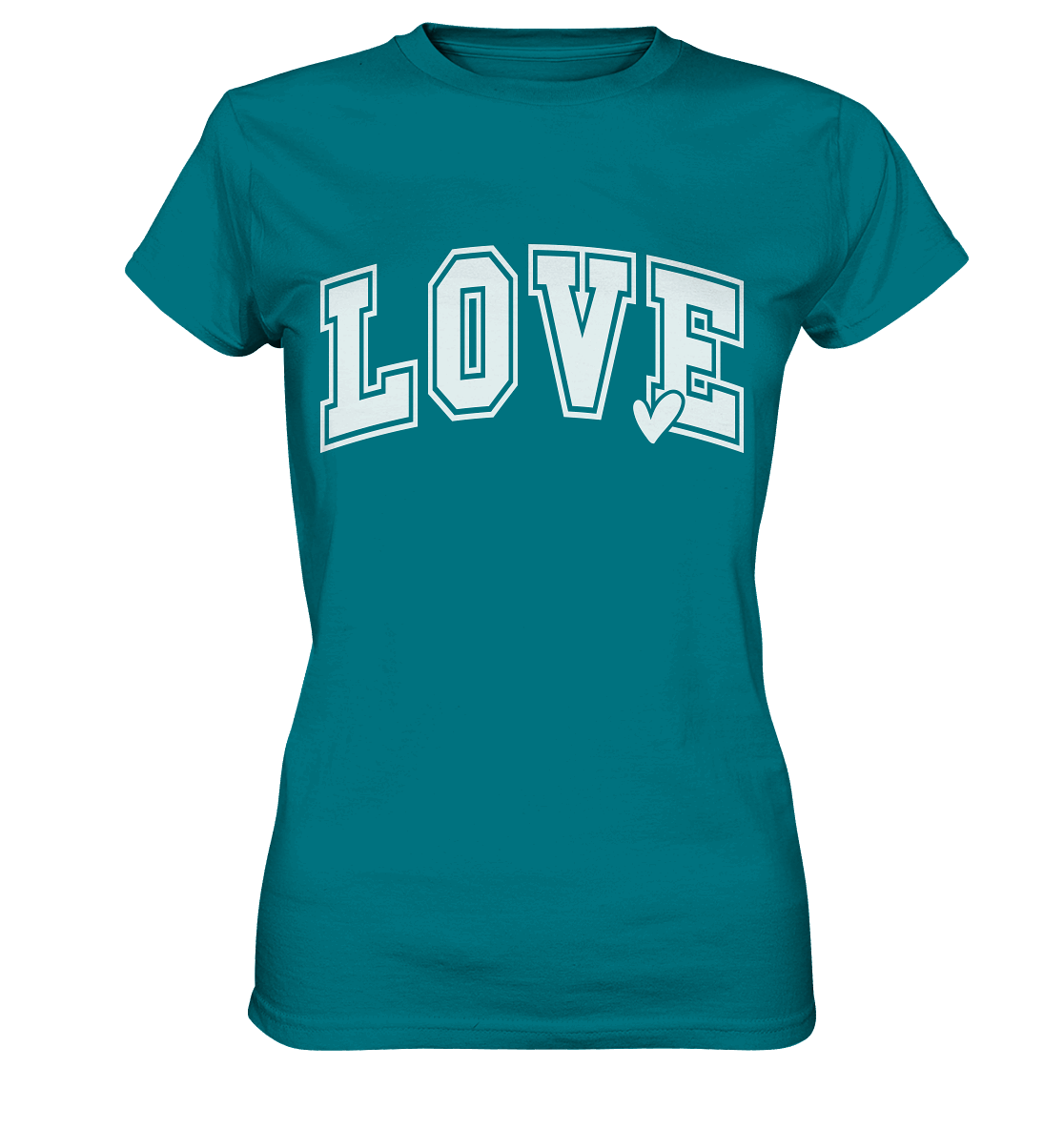 "Love" – das Design, das Herzen spricht! - Ladies Premium Shirt - GfoitMa - Diva Blue / XS