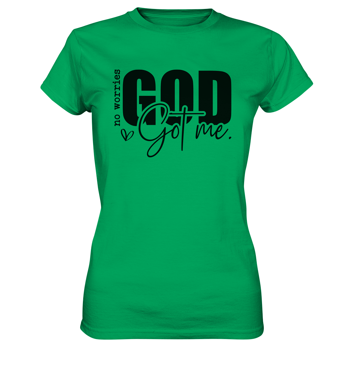 No worries, God holds me tight - Ladies Premium Shirt
