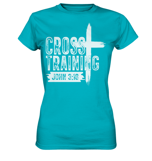 Cross Training - John 3:16 - Ladies Premium Shirt