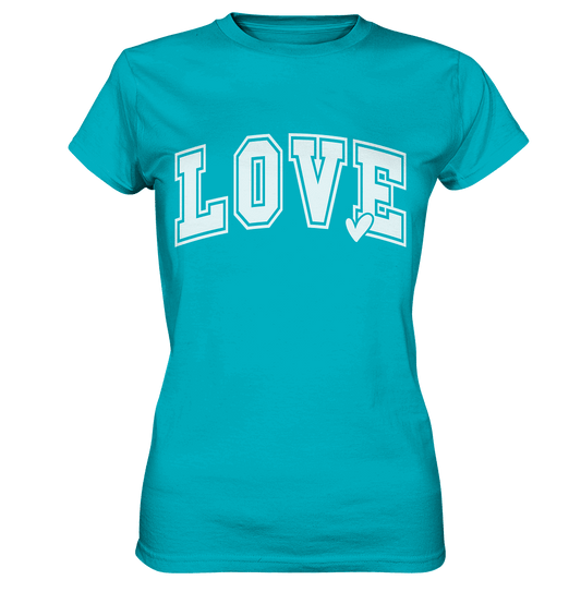"Love" – das Design, das Herzen spricht! - Ladies Premium Shirt
