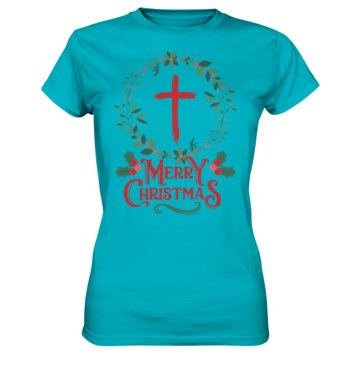 Merry Christmas - Frohe Weihnachten - Ladies Premium Shirt
