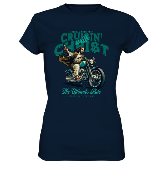 Eternal Road Trip – Cruisin' with Christ - Ladies Premium Shirt