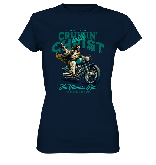 Eternal Road Trip – Cruisin' with Christ - Ladies Premium Shirt