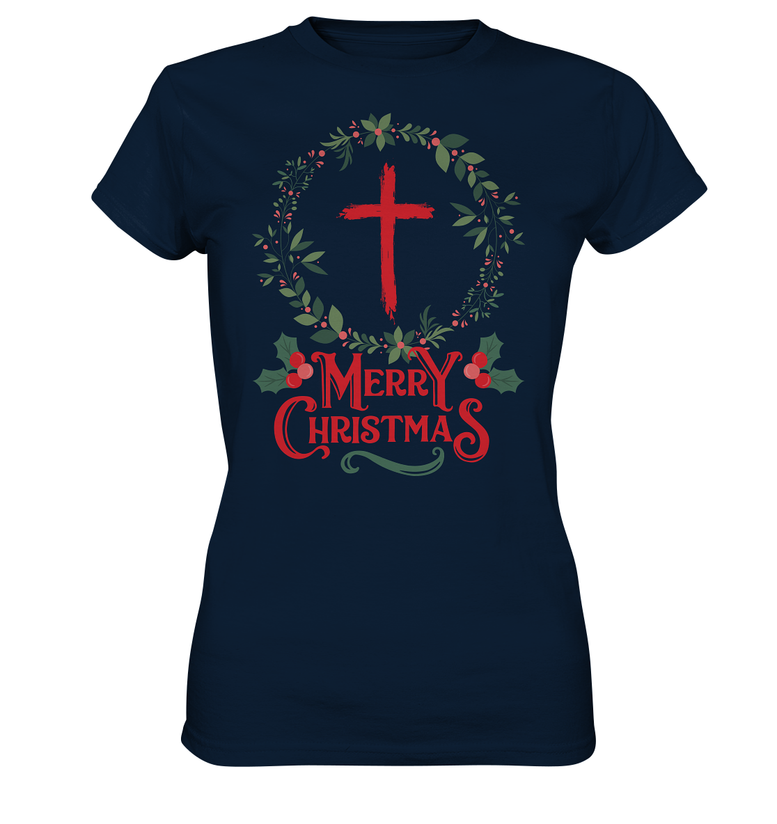 Merry Christmas - Frohe Weihnachten - Ladies Premium Shirt