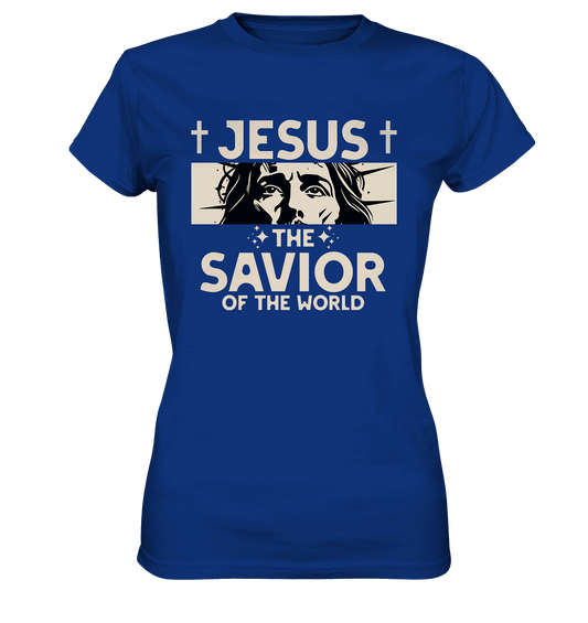 Jesus – The Savior of the World - Ladies Premium Shirt
