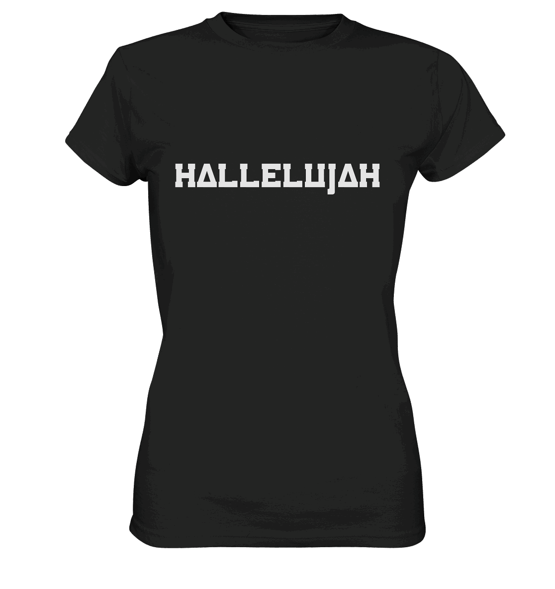 Hallelujah - Ladies Premium Shirt - GfoitMa - Black / XS