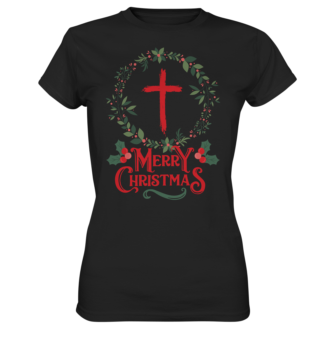 Merry Christmas - Frohe Weihnachten - Ladies Premium Shirt