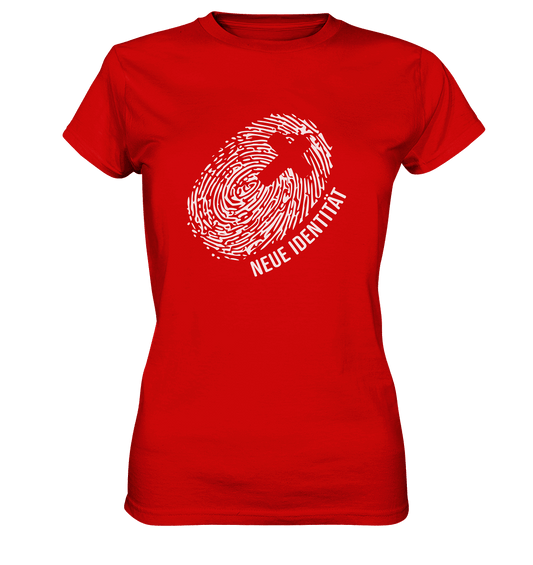 Meine neue Identität in Jesus Christus - Ladies Premium Shirt - GfoitMa - Red / XS