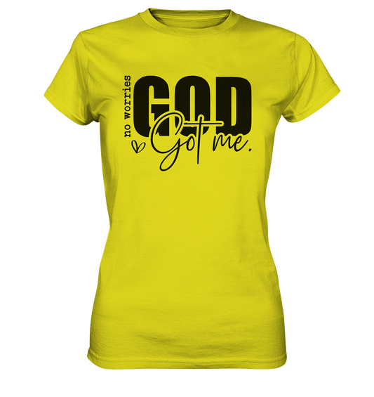 No worries, God holds me tight - Ladies Premium Shirt