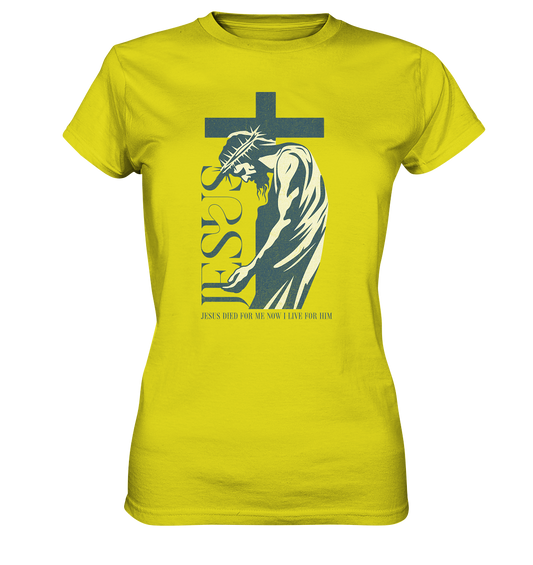 Für Ihn leben – Er starb für mich - Ladies Premium Shirt