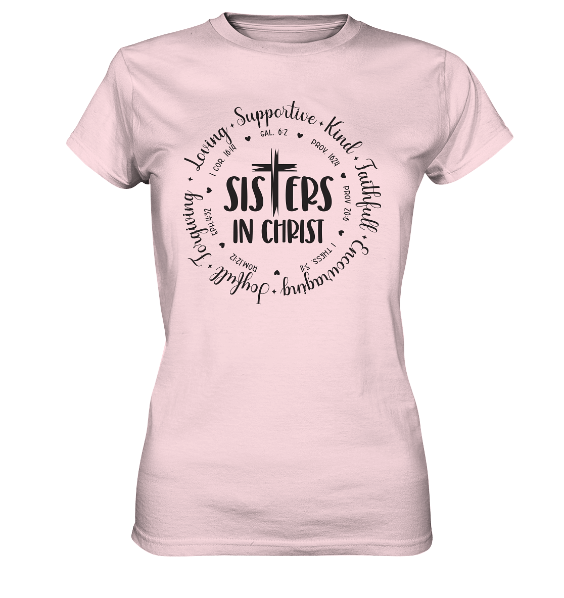 Sisters in Christ - Ladies Premium Shirt - GfoitMa - Orchid Pink / XS