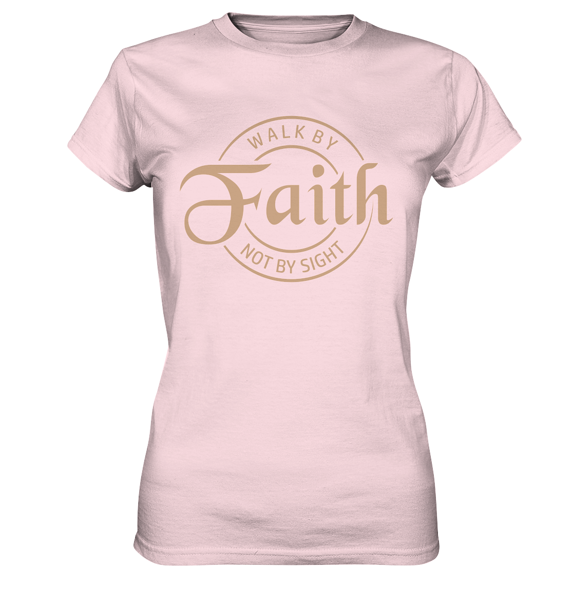 Im Glauben gehen, nicht im Sehen - Ladies Premium Shirt - GfoitMa - Orchid Pink / XS