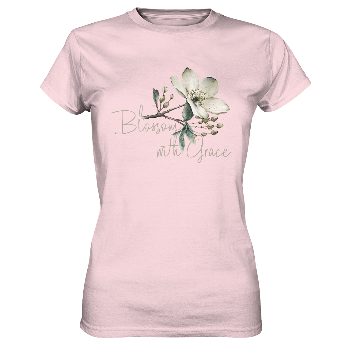 Blossom with Grace - Ladies Premium Shirt - GfoitMa - Orchid Pink / XS