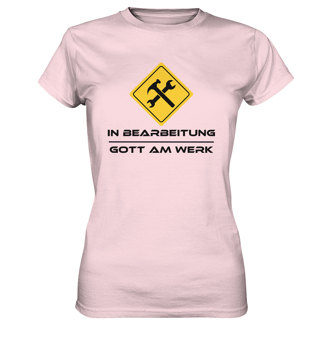 In Bearbeitung - Gott am Werk - Ladies Premium Shirt - GfoitMa - Orchid Pink / XS