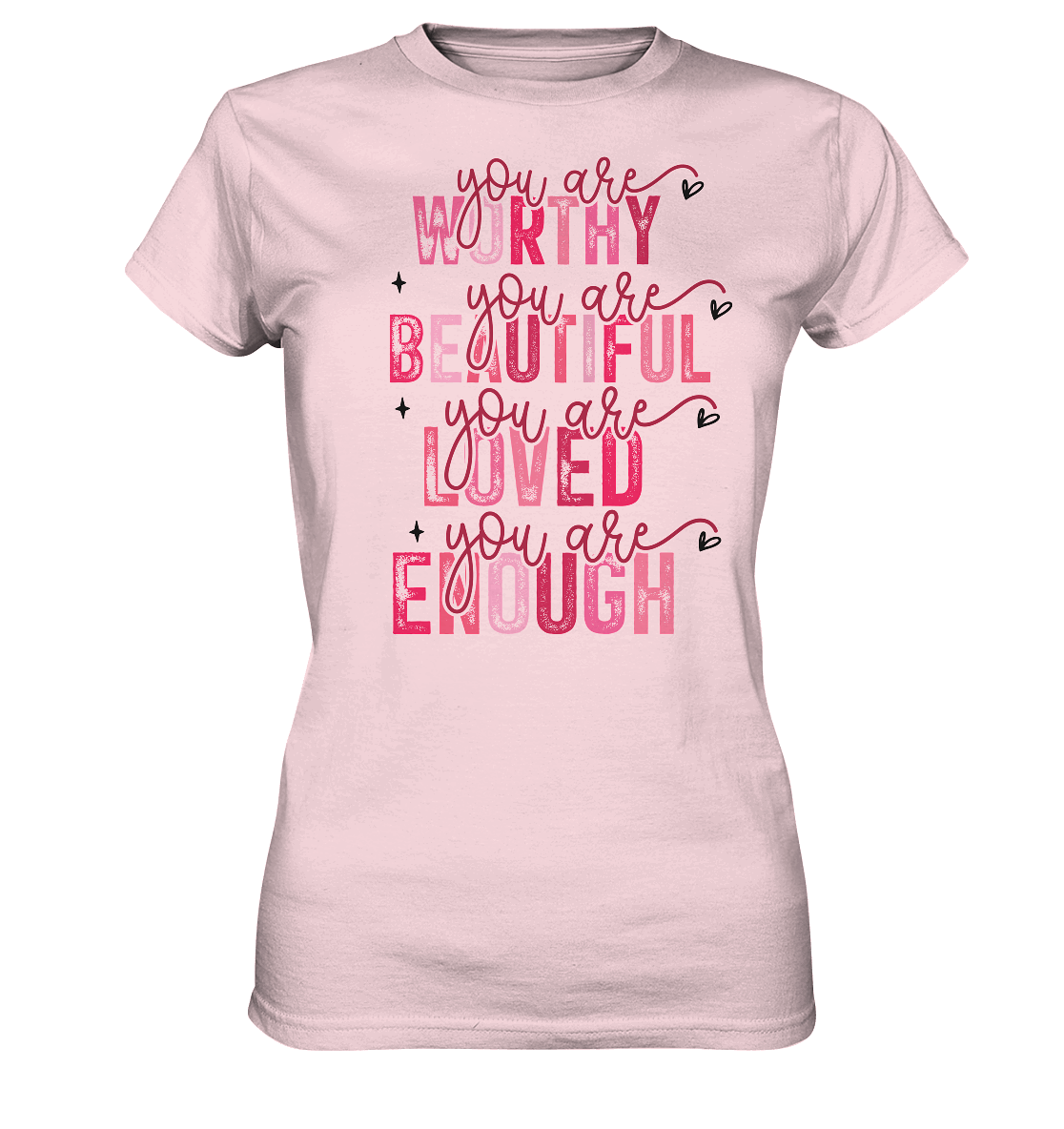 Du bist wertvoll – Eine Erinnerung an die Wahrheit - Ladies Premium Shirt - GfoitMa - Orchid Pink / XS