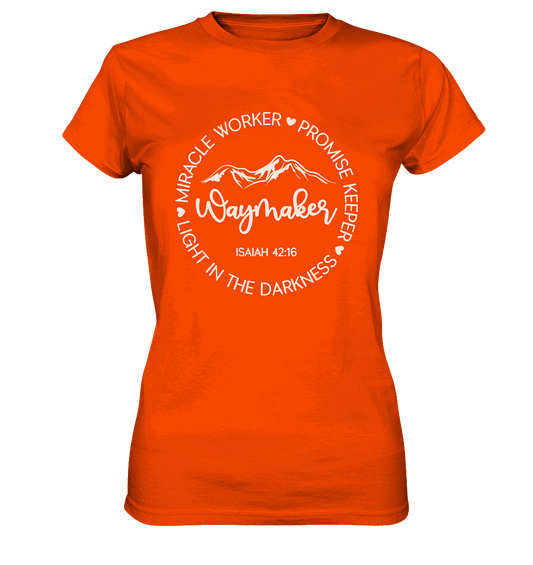 Wegbereiter des Lichts: Waymaker - Ladies Premium Shirt