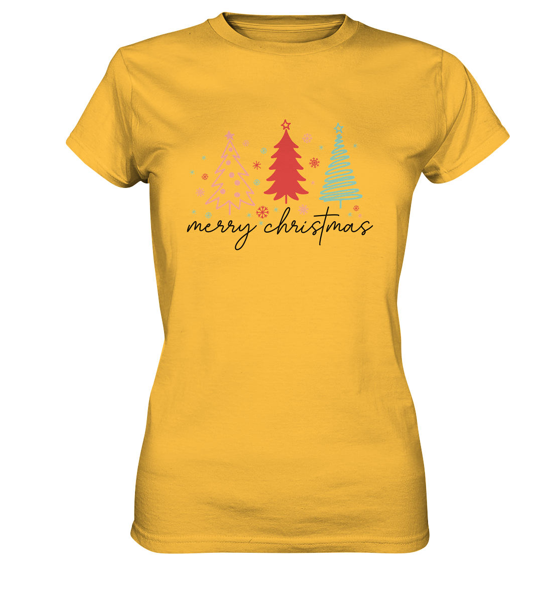 Elegante Weihnachtsgrüße - Ladies Premium Shirt