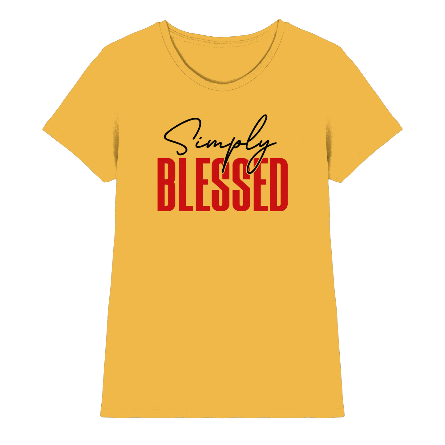 Simply Blessed | Christliches Design mit klarer Botschaft - Ladies Premium Shirt